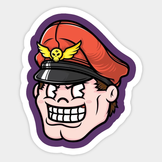 m.bison Sticker by a cat cooking